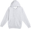 An image of a Custom Lane 7 Premium Full Zip Hoodie in Heather Grey!