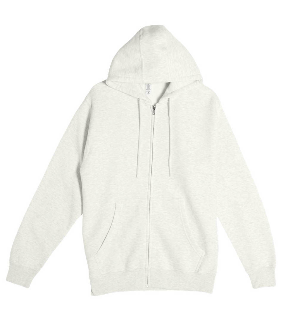 Lane 7 Premium Full Zip Hoodie in Oatmeal Heather