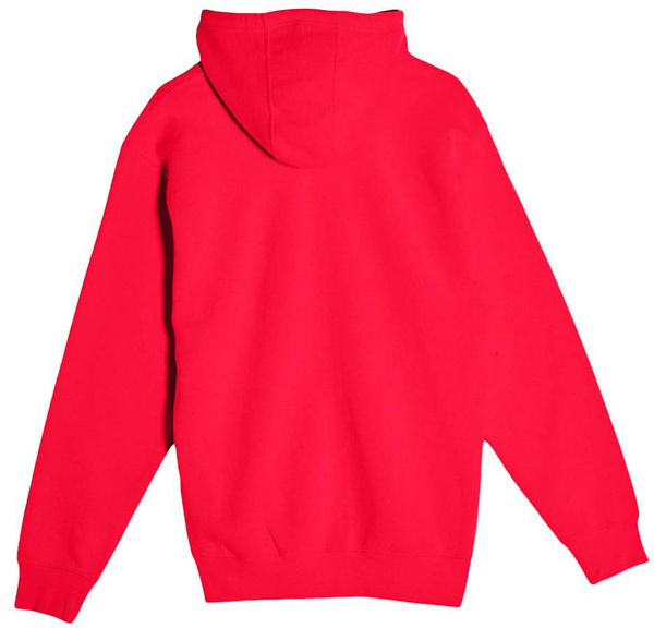 An image of a Custom Lane 7 Premium Full Zip Hoodie in Red!