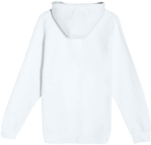 An image of a Custom Lane 7 Premium Full Zip Hoodie in White!