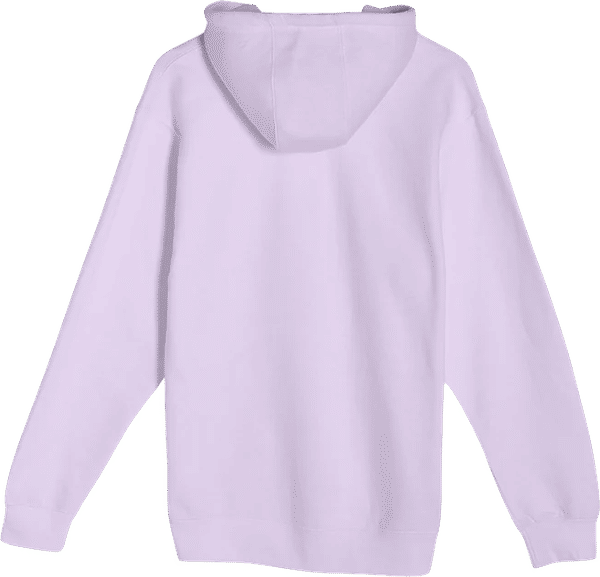 Am image of a Custom Lane 7 Premium Pullover Hoodie in Lilac!