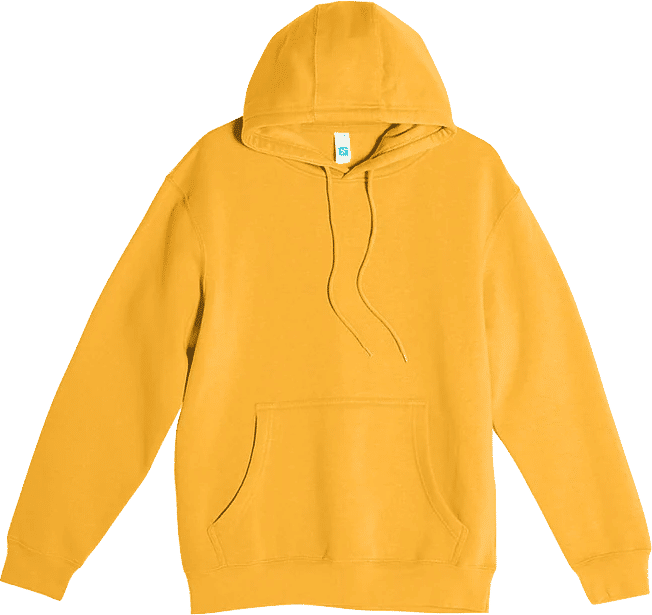 Lane 7 Premium Pullover Hoodie in Mustard