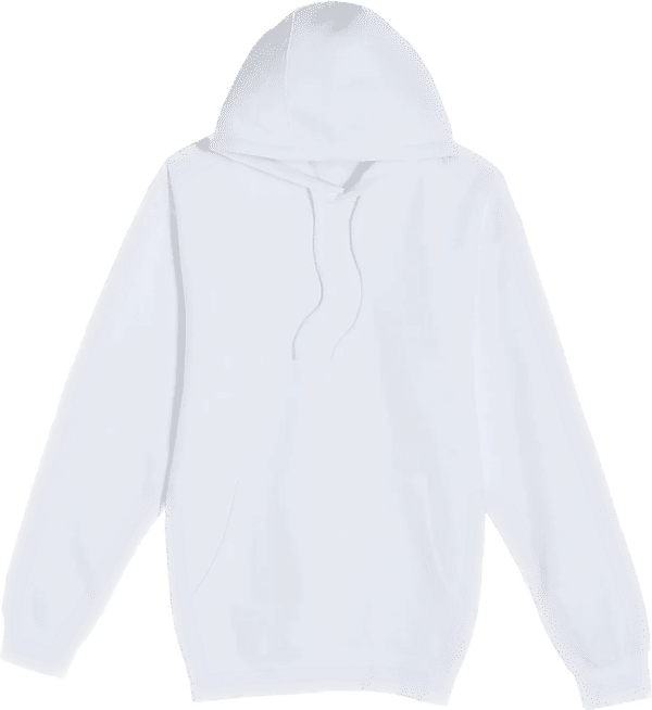 Am image of a Custom Lane 7 Premium Pullover Hoodie in White!