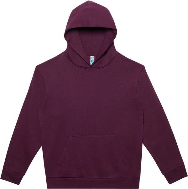 An image of a Custom Lane 7 Unisex Urban Pullover Hooded Sweatshirt in Mauve Wine!