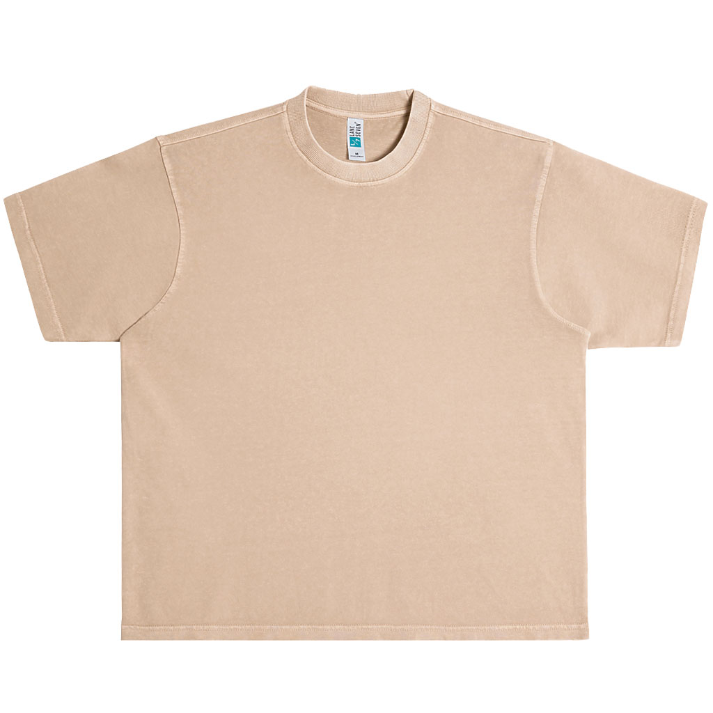 Lane 7 Urban Heavy Pigment Tee in Burro