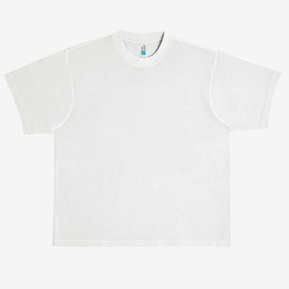 Lane 7 Urban Heavy Pigment Tee in Lunar Rock