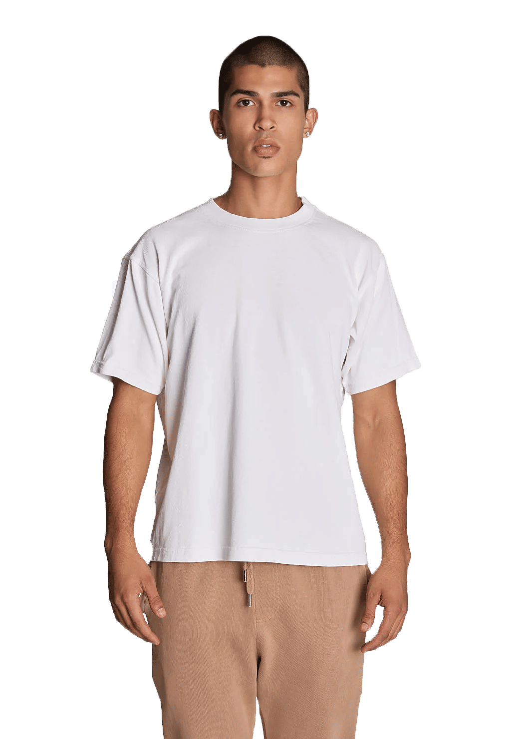 Lane 7 Urban Heavy Pigment Tee in White