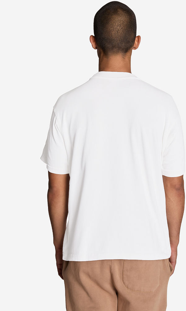 Am image of a Custom Lane 7 Urban Heavy Pigment Tee in White!