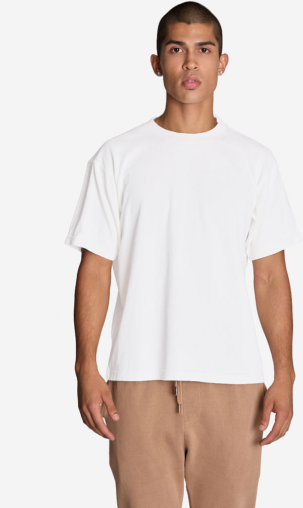 Am image of a Custom Lane 7 Urban Heavy Pigment Tee in White!
