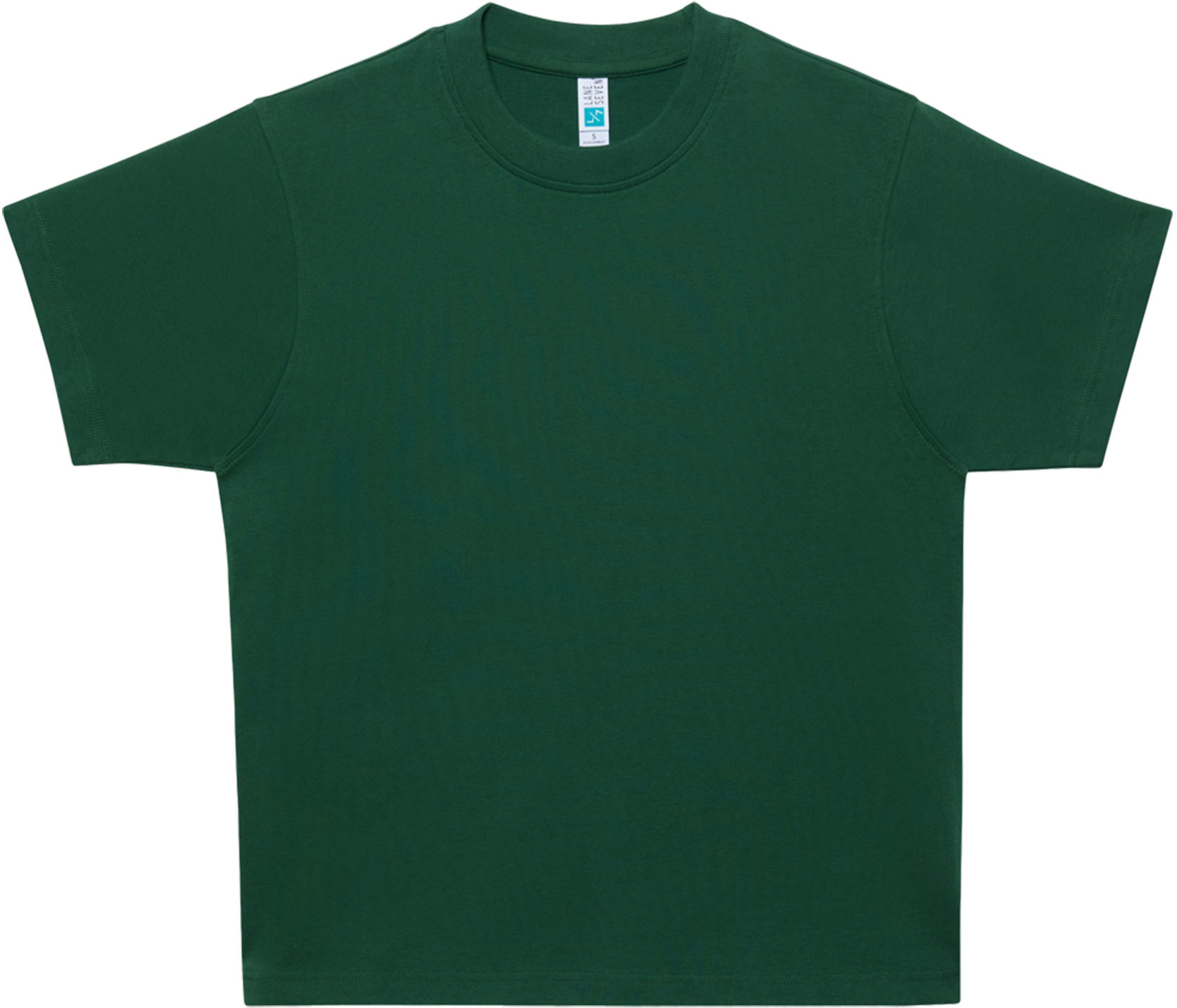 Lane 7 Urban Heavy Tee in Forest Green