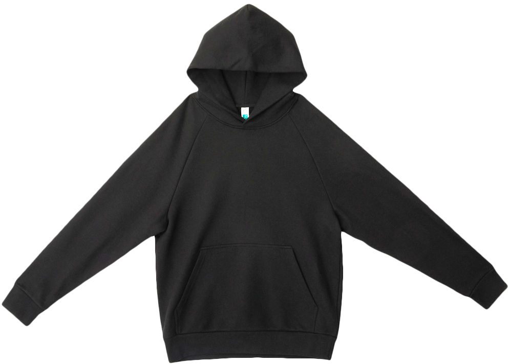 Lane Seven Heavy Core Hoodie in Black