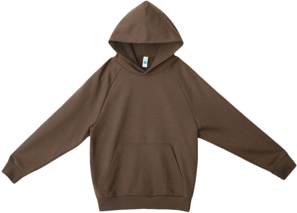 Lane Seven Heavy Core Hoodie in Chocolate