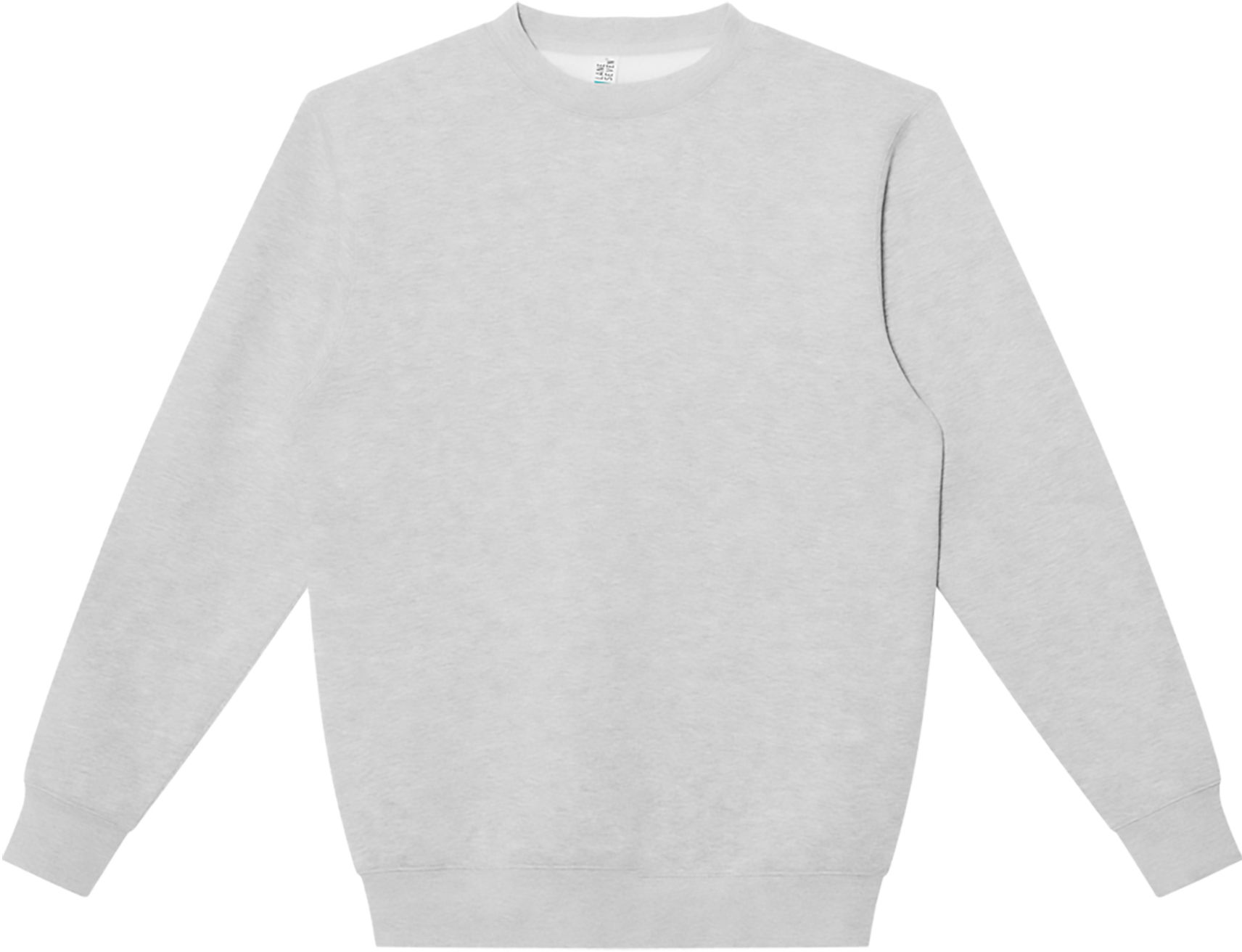 Lane Seven Heavy Crewneck Sweatshirts in Heather Grey
