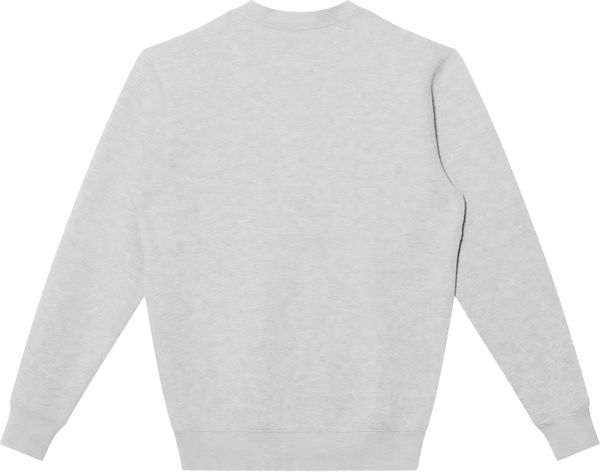 An image of a Custom Lane Seven Heavy Crewneck Sweatshirts in Heather Grey!