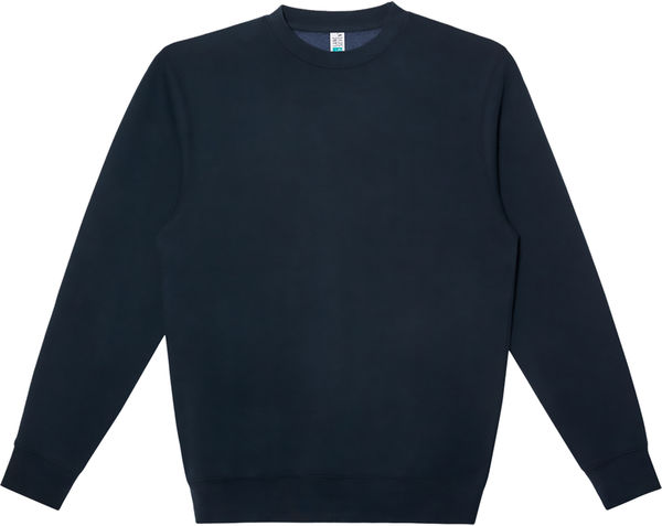 An image of a Custom Lane Seven Heavy Crewneck Sweatshirts in Navy Blue!