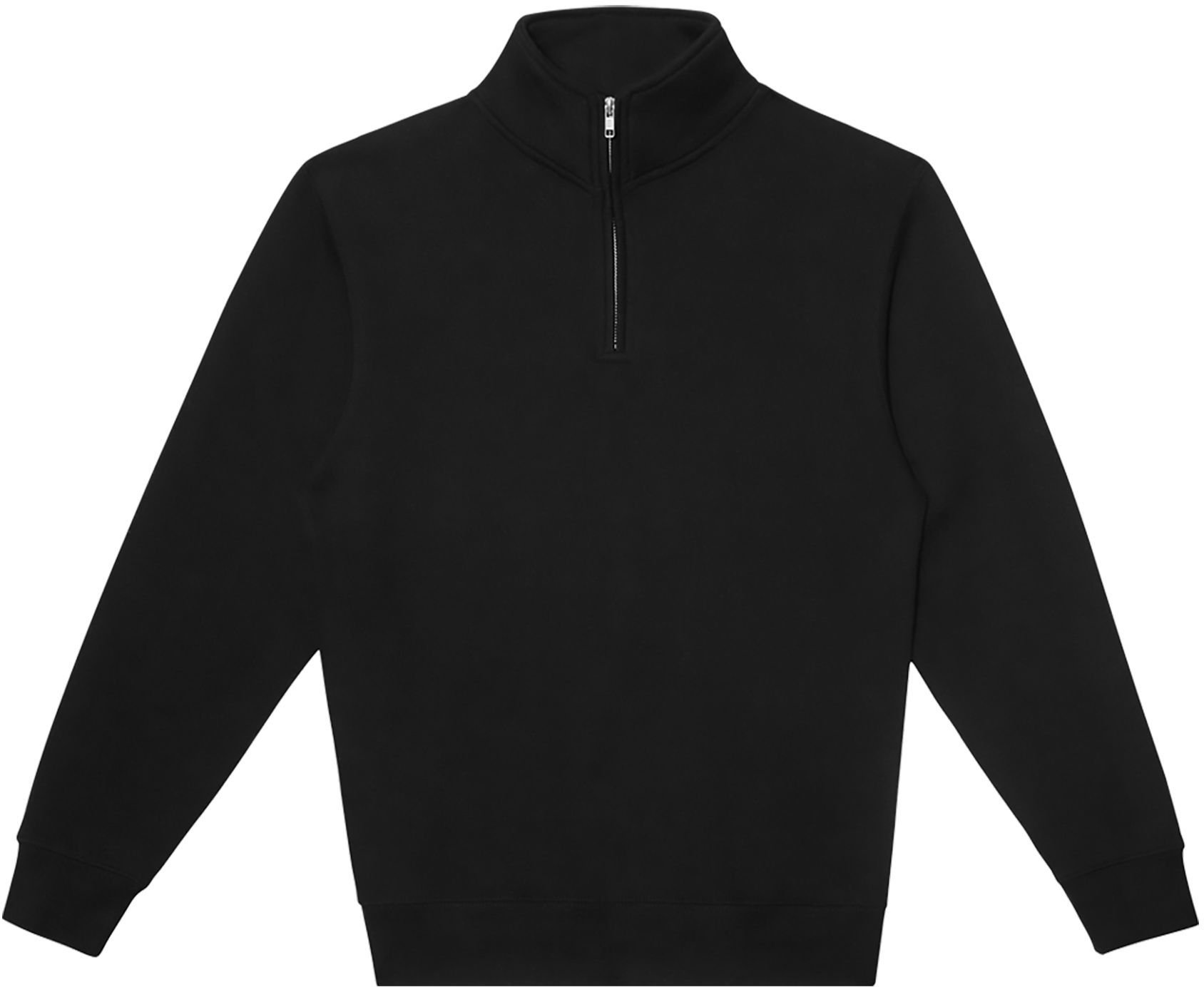 Lane Seven Premium Quarter Zip in Black