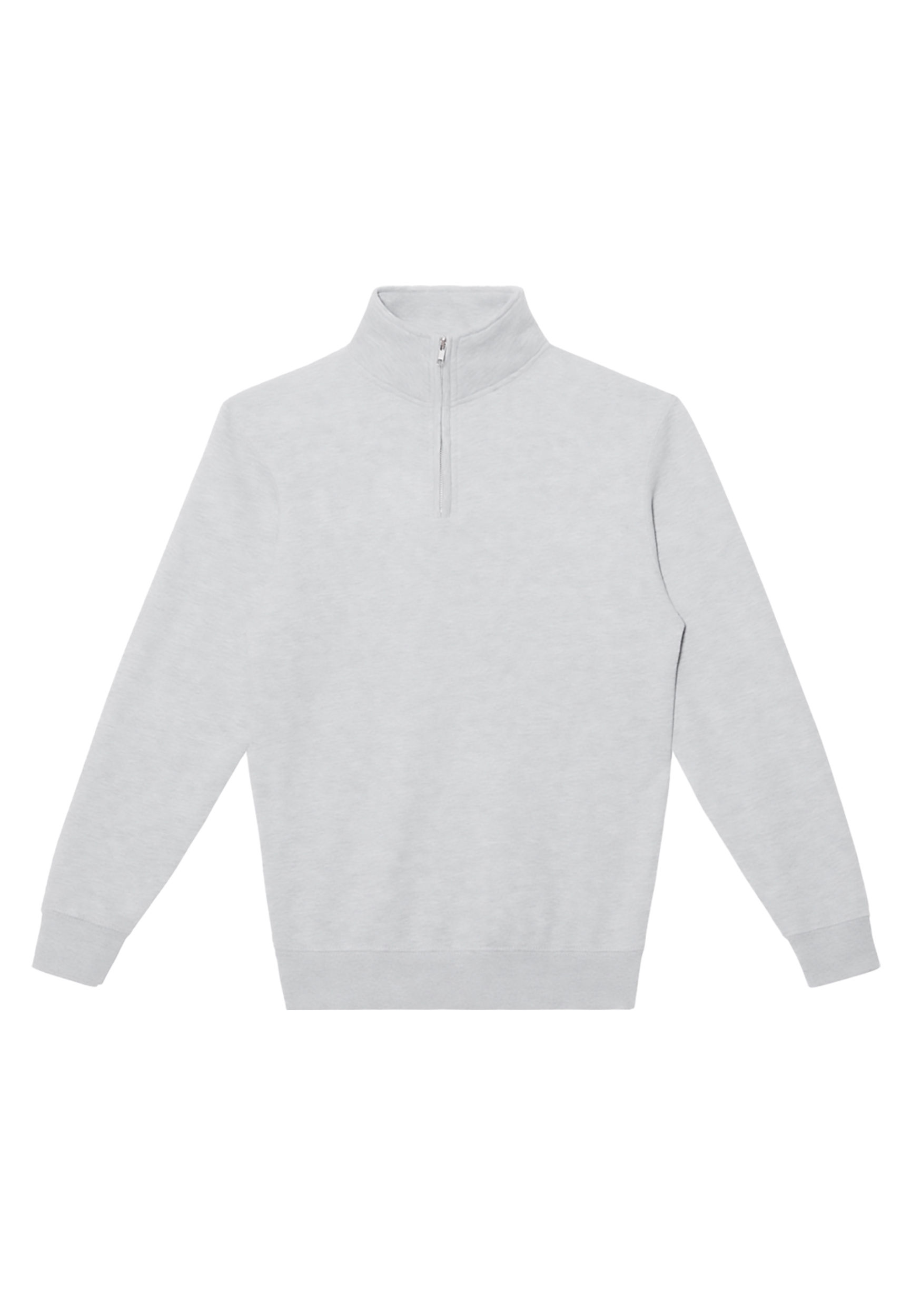 Lane Seven Premium Quarter Zip in Heather Grey