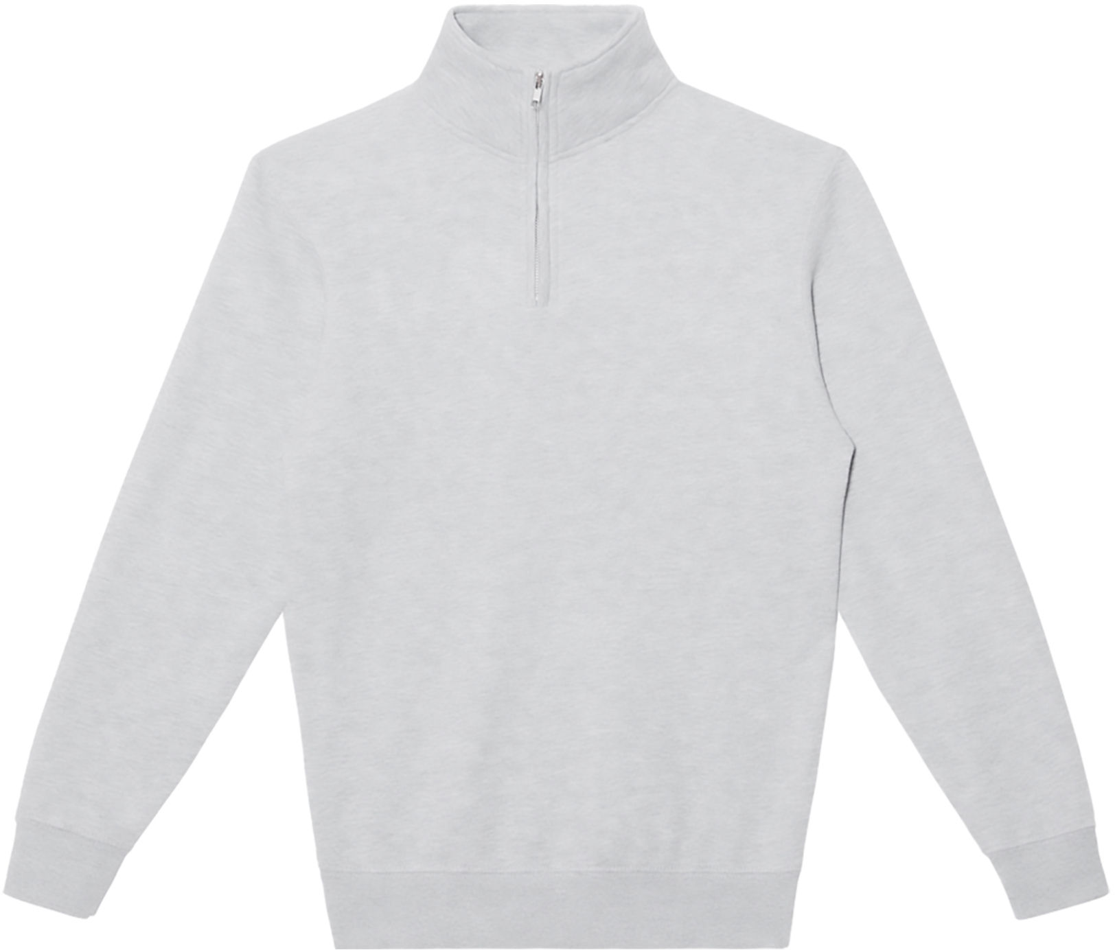 Lane Seven Premium Quarter Zip in Heather Grey