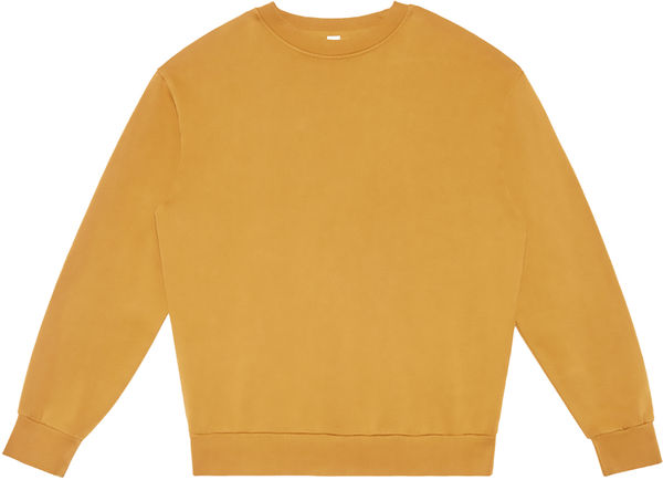 An image of a Custom Lane Seven Urban Crewneck Garment Dyed in Pigment Peanut Butter!
