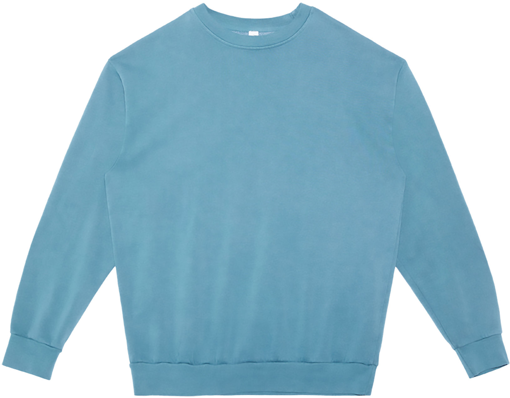 Lane Seven Urban Crewneck Garment Dyed in Pigment Pebble Blue