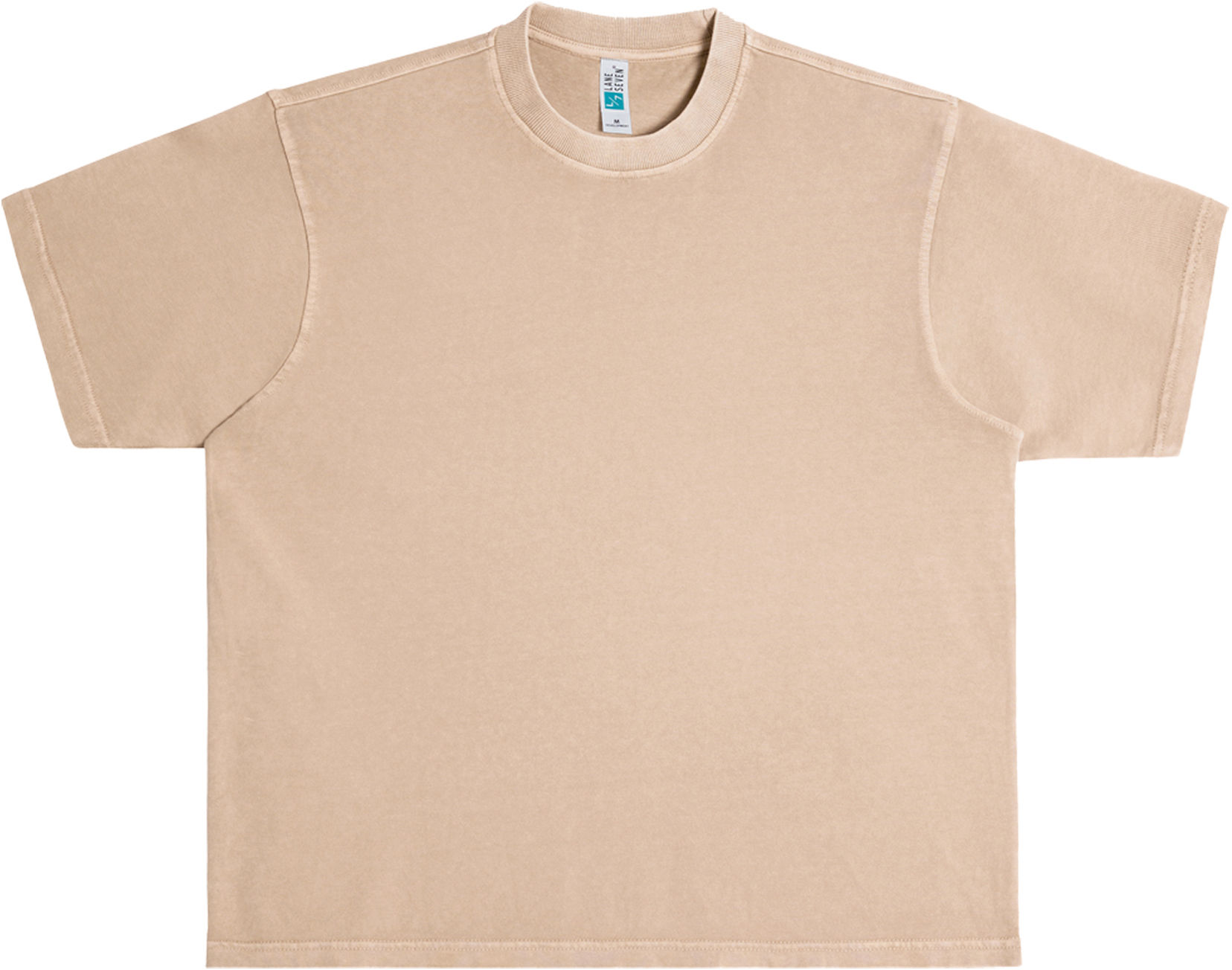 Lane Seven Urban Heavy Tee Garment Dyed in Pigment Burro