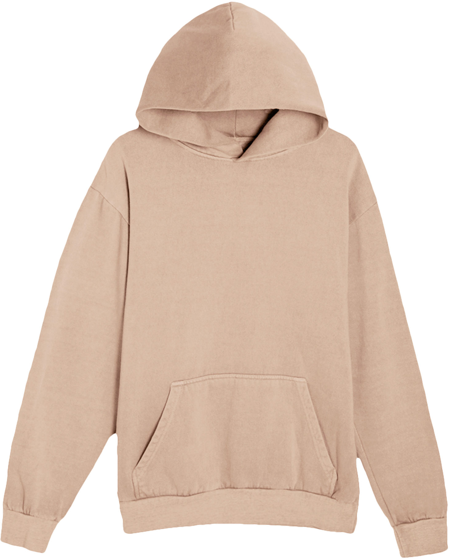 Lane Seven Urban Pullover Hoodie Garment Dyed in Burro