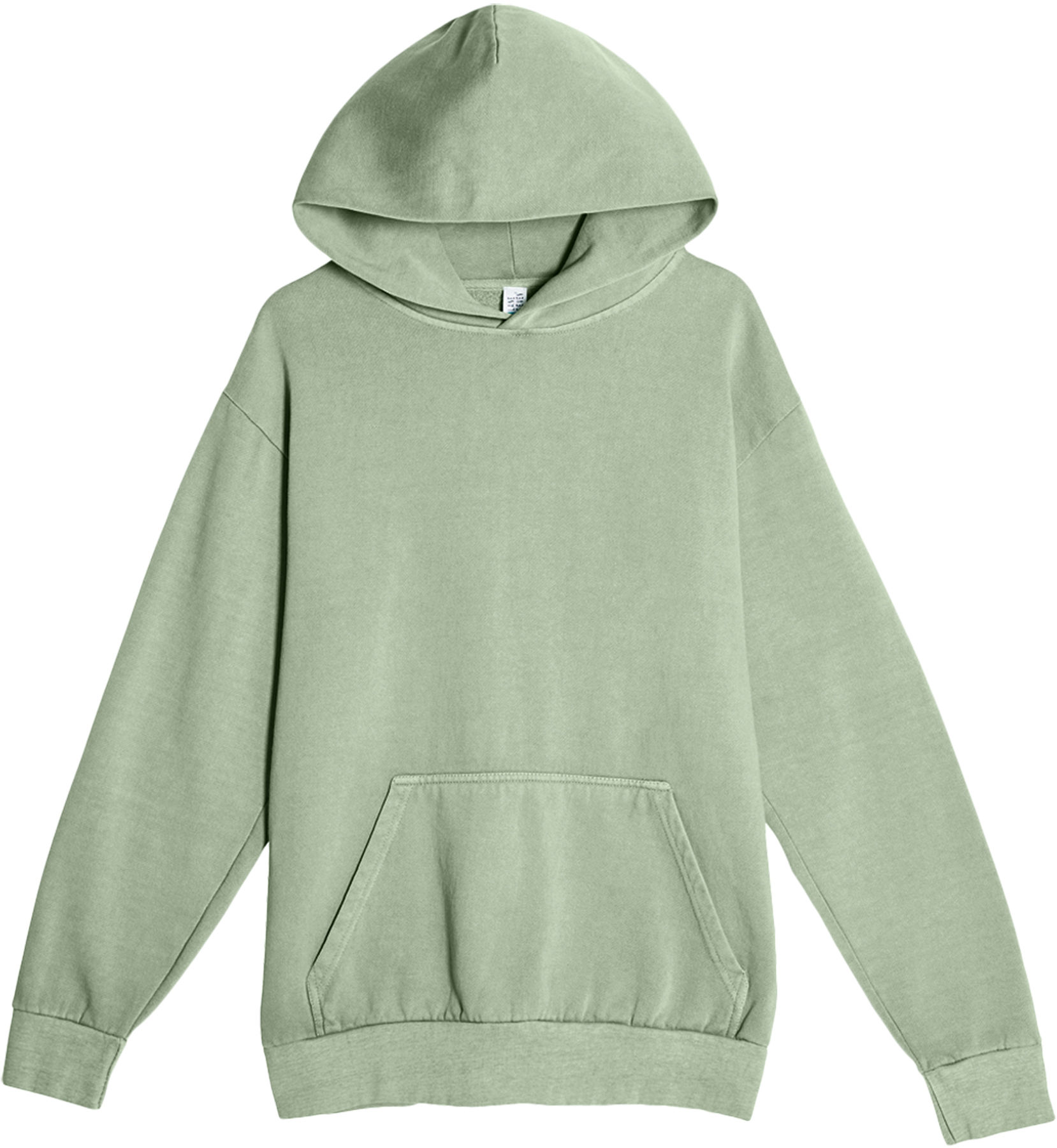 Lane Seven Urban Pullover Hoodie Garment Dyed in Oil Green