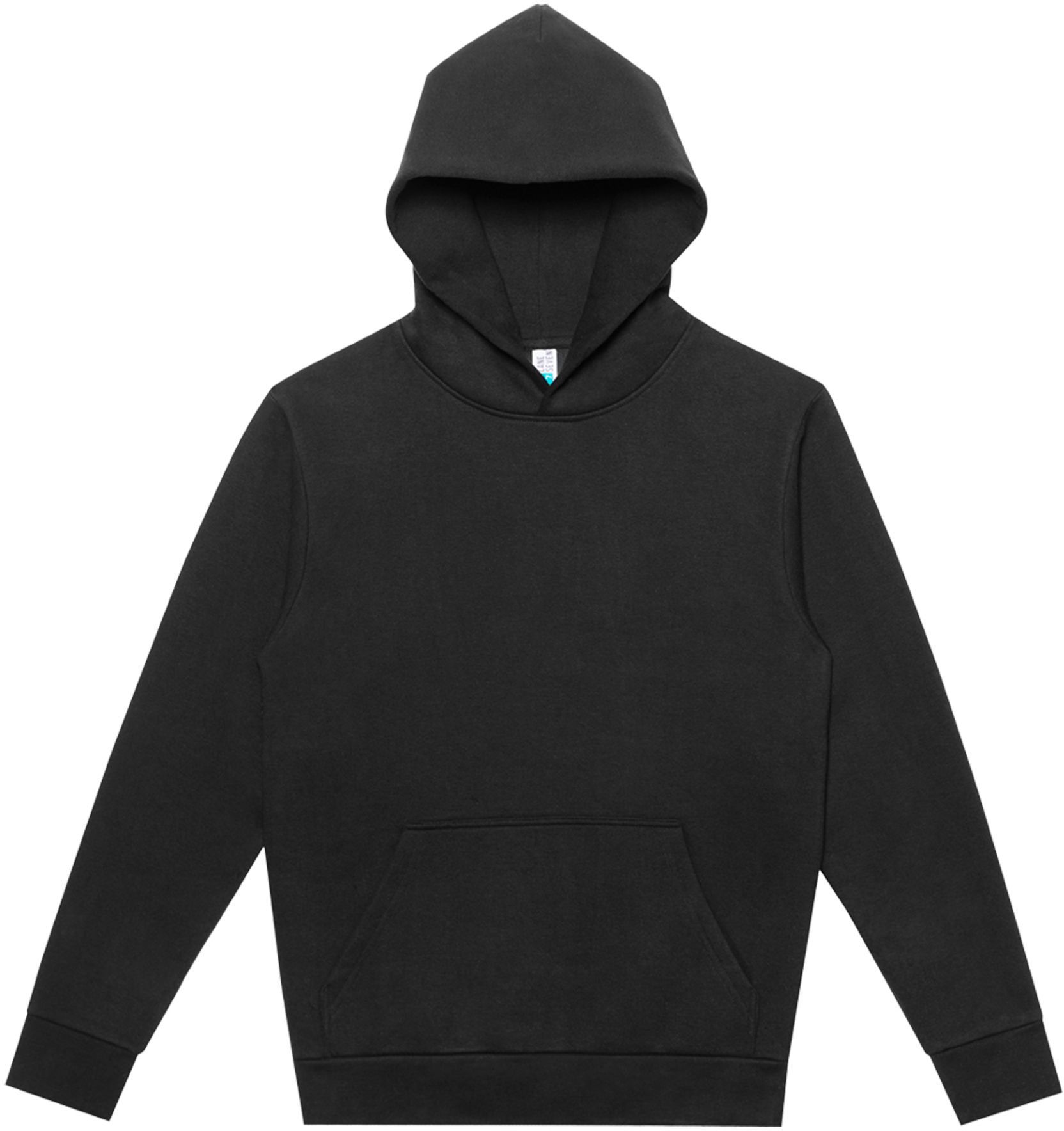 Lane Seven Urban Pullover Hoodie Garment Dyed in Pigment Dyed Black