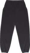 Am image of a Custom LA Apparel 10oz Mid Wt Fleece Wide Pant in Black!