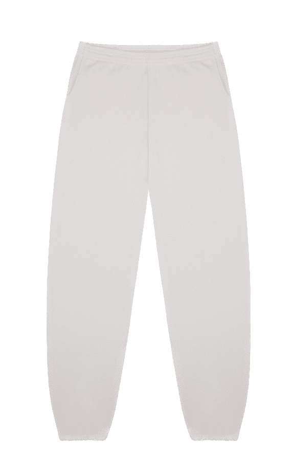 LA Apparel 10oz Mid Wt Fleece Wide Pant in Creme