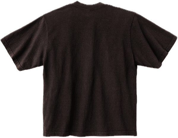 An image of a Custom LA Apparel 18 singles SS Oversized Mock Tee in Chocolate!