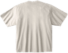 An image of a Custom LA Apparel 18 singles SS Oversized Mock Tee in Creme!