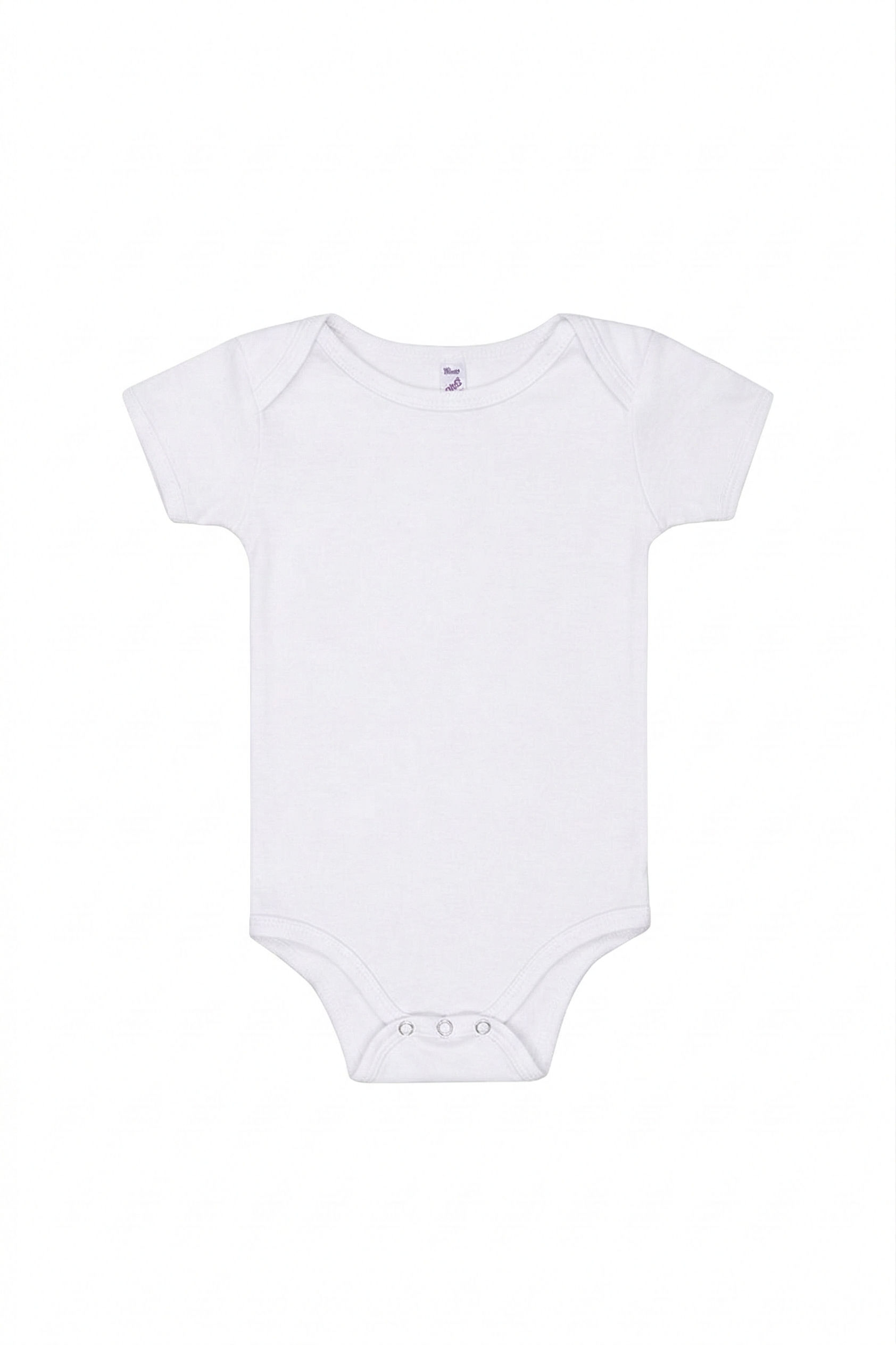 LA Apparel Baby Rib Infant One Piece in White