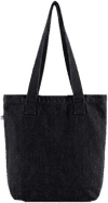 An image of a Custom LA Apparel Bull Denim Tote Bag 13oz in Black!