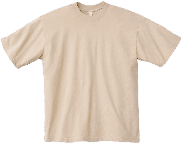 An image of a Custom LA Apparel Garment Dye Crew Neck in Beige!