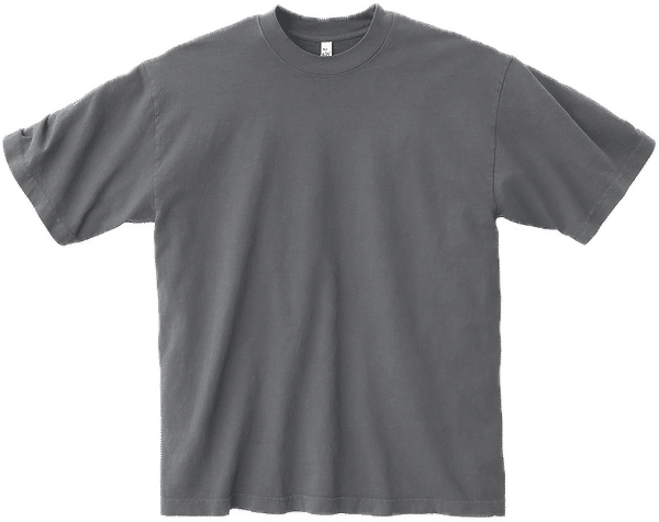 An image of a Custom LA Apparel Garment Dye Crew Neck in Charcoal!