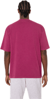 An image of a Custom LA Apparel Garment Dye Crew Neck in Ruby!