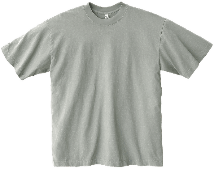 LA Apparel Garment Dye Crew Neck in Sage