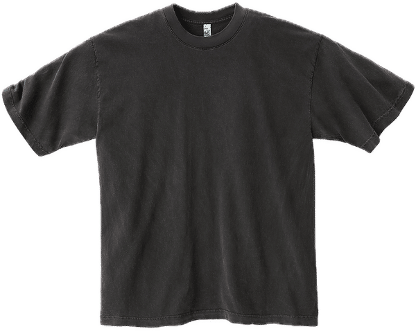 An image of a Custom LA Apparel Garment Dye Crew Neck in Vintage Black!