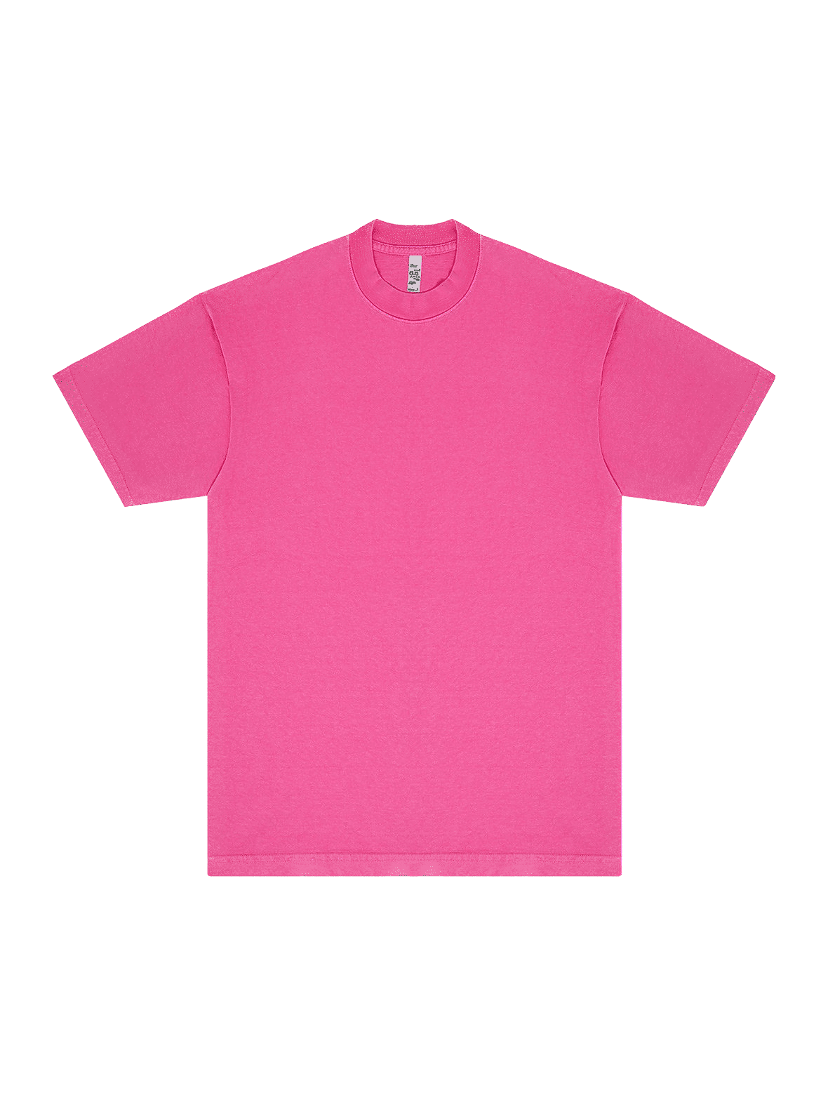 LA Apparel Grmnt Dye Crew Neck 6.5oz in Lotus