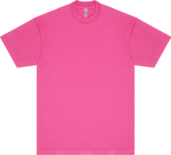 Am image of a Custom LA Apparel Grmnt Dye Crew Neck 6.5oz in Lotus!