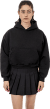 An image of a Custom LA Apparel Heavy Fleece Cropped Hoodie!