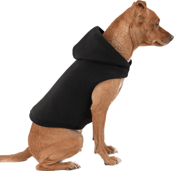An image of a Custom LA Apparel Heavy Fleece Dog Hooded Sweater!
