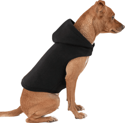 An image of a Custom LA Apparel Heavy Fleece Dog Hooded Sweater!