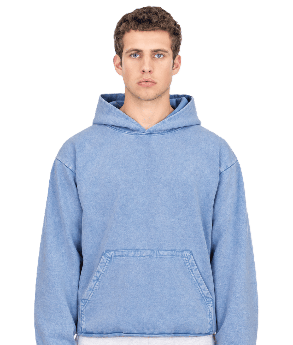LA Apparel Heavy Fleece Hood PO 14oz MW