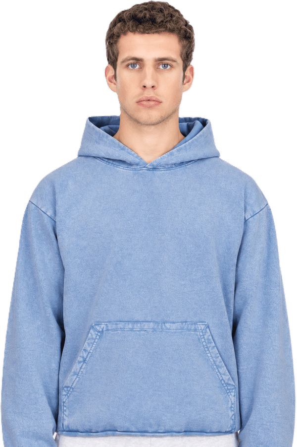 An image of a Custom LA Apparel Heavy Fleece Hood PO 14oz MW!