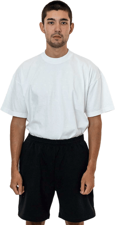 An image of a Custom LA Apparel Heavy Fleece Mid Short!