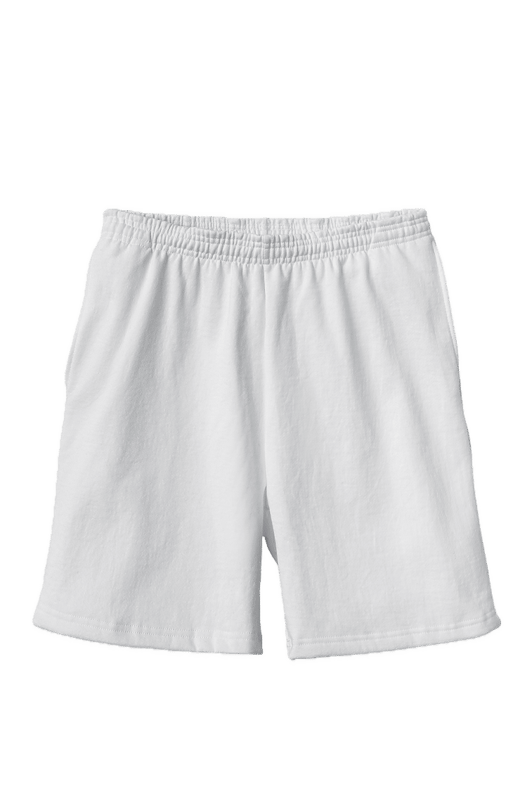 LA Apparel Heavy Fleece Mid Short in White