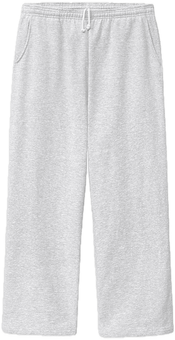An image of a Custom LA Apparel Heavy Fleece Straight Leg Sweatpant in Ash!