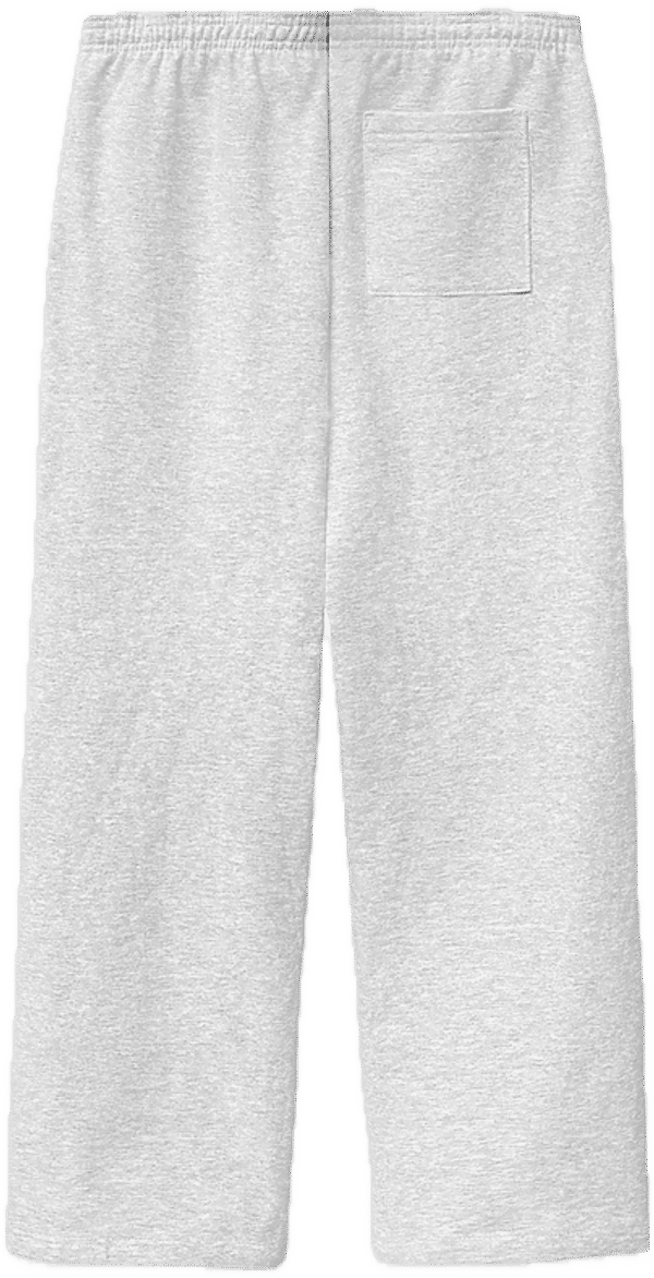 An image of a Custom LA Apparel Heavy Fleece Straight Leg Sweatpant in Ash!